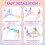 4 Tier Iridescent Display Risers Stand, Plastic Risers for Display, Perfume Organizer, Display for Figures 9Inch 4