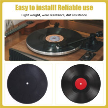 7 Inch Turntable Platter Mat Rubber Silicone Turntable Slipmat Pad for All LP Vinyl Record Players