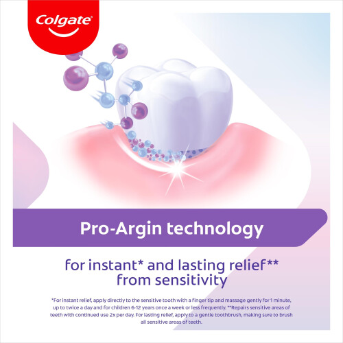 Colgate Colgate Sensitive Instant Relief Repair + Multi-Protection Toothpaste 75ml - Fluoride Toothpaste - Instant Sensitivity Relief* - Cavity Protection + 1