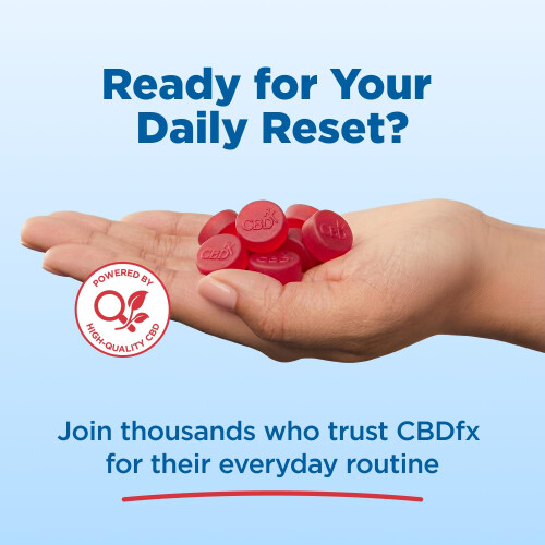 CBDfx 1500mg High Strength Mixed Berry CBD Gummies, 25mg per Gummy, 1