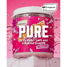 Grenade Creatine Monohydrate Powder, Pink Razzberry Flavoured Creatine Supplement, 5 g per Serving, 41 Servings, 300 g (Pack of 1) - Vegan & Vegetari
