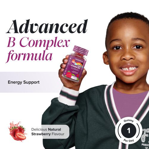 Kids Vitamin B12 Gummies - Vitamin B Complex - with B1, B2, B6, 1