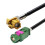HSD E Female to K Female Male Cable 4 Pin HSD Code E to K Cable for  HSD CABLE Screen MMI Virtual Cluster 3