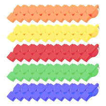50 Pcs Non-Nuclear Professional Referee Whistle Whistle Plastic Life-Saving Whistle Special for Game