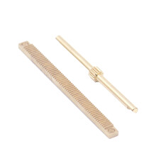 Astronomical Telescope Focuser Rack Shaft Set 0.5M Full Brass Focusing Gear and Axle DIY Replacement