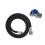 Kitchen Sink Pull Down Faucet Hose Replacement, 59 Inch Black Nylon Pull Out Hose for Kitchen Faucet 3