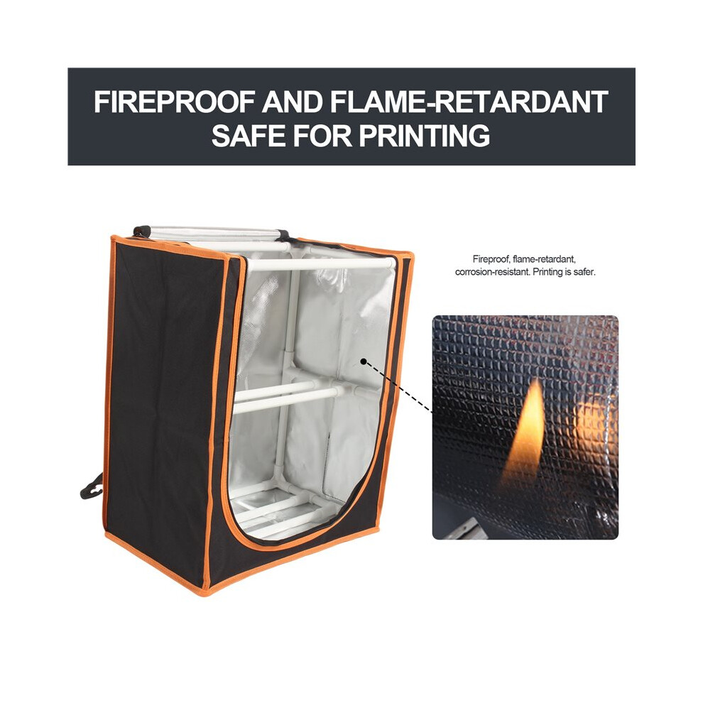 3D Printer Filament Storage Box - Dual Tier Rack, Holds 12 Rolls 1Kg, With Fabric Cover For Home, Workshop & Studio 4712970331713