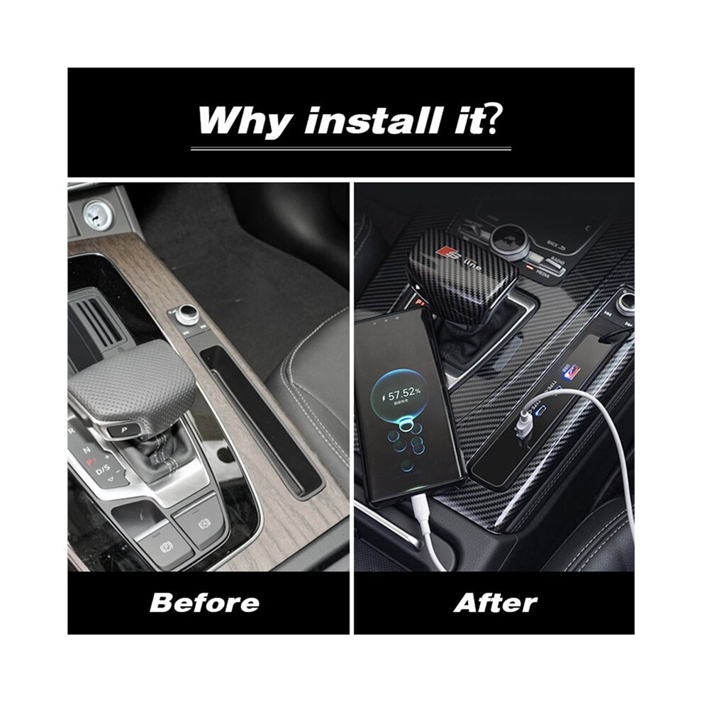 Fast Charger Usb Type-C Splitter For Q5l 2018-2024 Shunt Hub Docking Station 6031244171816