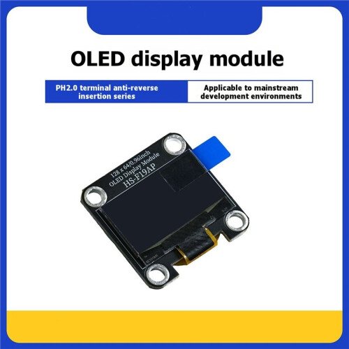 Module D'Affichage OLED 0,96 Pouce Bicolore 128 X 64, Module de Communication I2C pour Module pour  ESP32 2