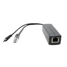 Cavo Splitter PoE Type C da 100 M, 5 V 3 A, 10/100 Mbps, con Porta RJ45 e Porta TYPE C.