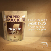 NESCAFÉ Gold Blend Refill 150g 5 Packs 416 Cups Rich and Smooth Cof