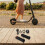 6 Stück Lenkergriffe mit Blinklicht für  / für  E-Scooter, Griff mit Schlitz, Schwarz 9