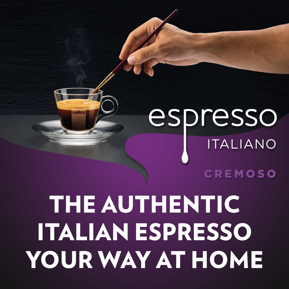 Lavazza Espresso Cremoso 100 Arabica Medium Roast Coffee Beans 1Kg Pac