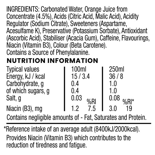 Lucozade Lucozade Energy Zero Sugar Drink Orange 900ml 2