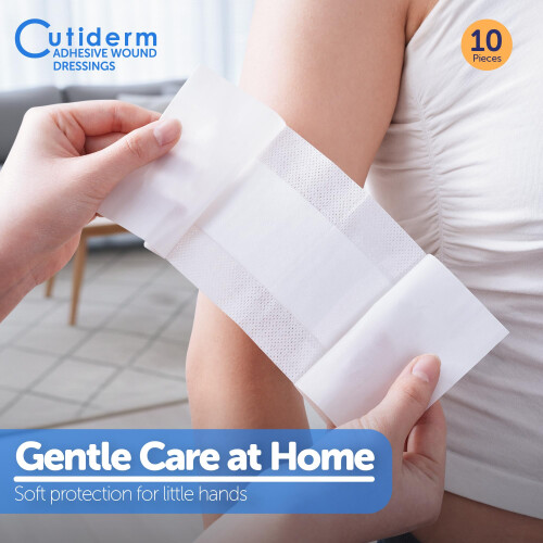 Cutiderm Adhesive Wound Dressing 10cm x 20cm - Pack of 10 2