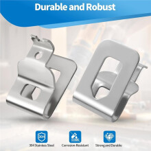 Belt Clips for ,Stainless Steel Replacement Clip,with Screws,for N086039/N169778,Electric Waist Buckle Hook
