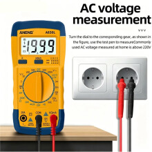 ANENG A830L Pocket Digital Multimeter Multimetr LCD AC/ Voltage Current Diode Frequency Hand-Held Multimeter Tester Tool