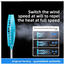 Magnetische 2-in-1 Ventilator LED-Naailamp, 3 Standen Dimbaar Zacht Licht, Oogvriendelijk, Naaimachineonderdelen