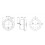 -65 Circular Black Pointer Meter Crown Retro Scale Vu Meter Level Voltage Strap Yellow Backlight 6