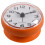 7cm Waterproof Kitchen Bathroom Shower Clock Suction Cup Sucker Wall Orange 1