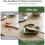 Leaf Ceramic Spoon Rest, Keeps Counters Clean, for Stove Top and Kitchen Counter, Decorative Green Spoon Holder 6