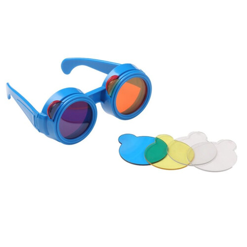 Student Kid Trichromatic Glasses Toy - Optical Physics Science Experiment Kit for Educational Teaching 2