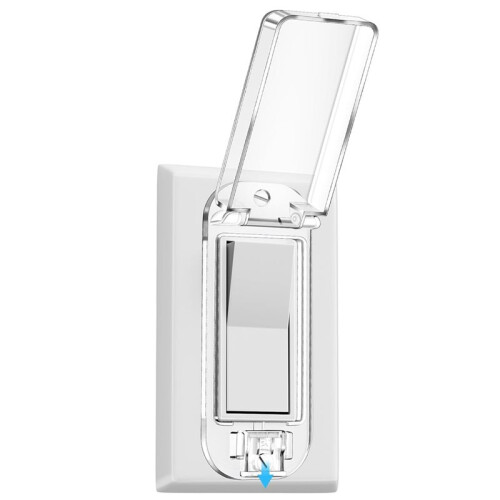Pacote com 2 Protetores de Interruptor de Luz, Protetor de Interruptor de Parede À Prova de Bebês com Parafusos para Placa de Parede 2
