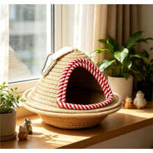 Warm Sleep Bird Cage Nest Handmade Weave Windproof Bird Hanging Bed Thickened Bite Resistant Pet Pet