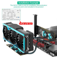Placa Adaptadora PCI-Express PCIe 5.0 X16 para Dual MCIO SFF-1016 para Extensão de Servidor GPU de Alta Velocidade