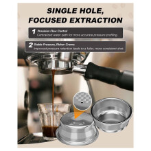 Dual Wall Filter Basket 2 Cup for Espresso Machines 54mm Coffee Machine Filter