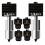 2X for Bambu H2S/H2D High Flow Hotend 0.4mm Hardened Steel Nozzle Replacement Kit for  H2D/H2S/A1/A1 2