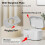 Wipes Dispenser with Weighted Plate, Perfect Pull Baby Wipe Holder, Refillable Wipe Container, Keeps Wipes Freshs 7