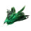 Env. 150pcs Decoration Teints Coq Plume Vert 4