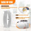 KYR35 Portable Air Conditioner Exhaust Hose Coupler, AC Extension Hose Duct Interface Adapter 3