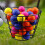 3X Practice  Balls Container Basket with Handle Storage Box Hold  to 50 PCS  Balls 2
