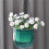 Pacote com 4 Vasos de Flores Auto-Irrigáveis, Vasos de Flores Suspensos Internos, Cesta de Vasos Suspensos Externos de 6,5 Polegadas (Esmeralda) 3