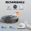 Draagbare  Cd-Speler met Luidsprekers, Oplaadbare Discman Cd-Walkman met Hoofdtelefoon 5