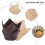 2000Pcs Tulip Cupcake Baking Cups, Muffin Baking Liners Holders, Rustic Cupcake Wrapper, Brown, White And Nature Color 8