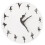 Pole Dancing Clock Hands Wall Art Decor for Dancing Room, Silent Movement Clock Dance 2