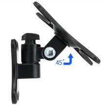 Universal LCD Monitor Stand / Computer Display Mount - Rotatable & Adjustable TV Wall Mount Bracket (17-27 Inches)