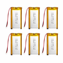 6PCS for Heltec V4 3.7V Lipo Battery 3000Mah PL103665 Lithium Battery for T114 V2 LoRa 32 V3 Board Li Polymer Batteries