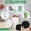 6 Pack Charcoal Filters for Compost Bucket,Compost Filters for Countertop Bin,6.7 Inch,Compost Filter 4
