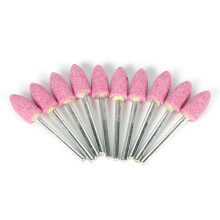 10Pcs Abrasive Mounted Stone For Accessories Grinding Stone Wheel For Rotary Tools Bullet-Shape