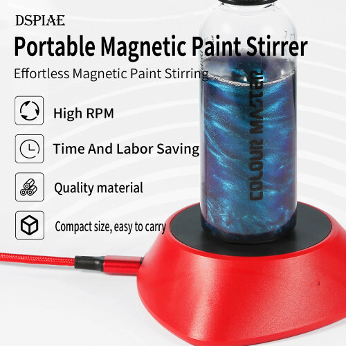 DSPIAE Electric Magnetic Paint Shaker Stirrer MS-01 LE 1