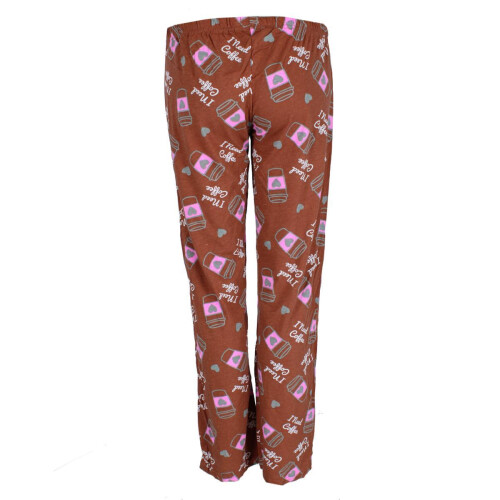 Roll Outta Bed Women's Patterned Knit Open Bottom Pyjama Pants 2