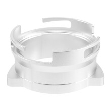 Espresso Doseringstratt, Aluminium Metall Barista Kaffe Doseringstratt Kompatibel för 54 mm Portafilter - Silver