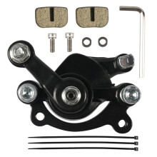 Rear Disc Brake Caliper with Brake Pads for Bike 43 47 49cc ATV Goped Scooter Dirt Pocket Bike,Black