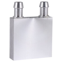 Primary Aluminum alloy Water Cooling Block 40x40mm for Liquid Water Cooler Heat Sink System Silver Use For PC Laptop CPU