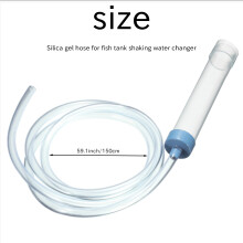 Fish Tank Aquarium Gravel Cleaner Syphon Vacuum Water Changer Pump Siphon Hose