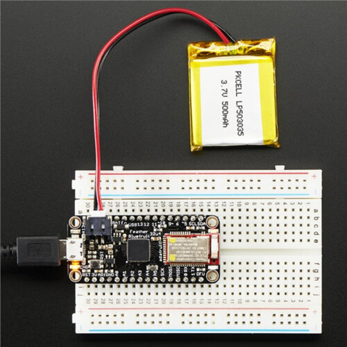 2829  Development Tools (802.15.1) for Feather 32u4 Bluefruit LE Board, Low Power BLE Module Prototyping & IoT 1